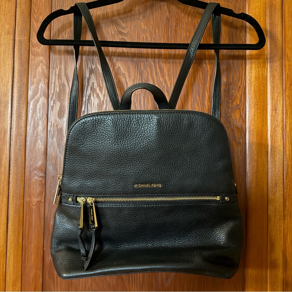 Michael Kors Black Backpack Purse
